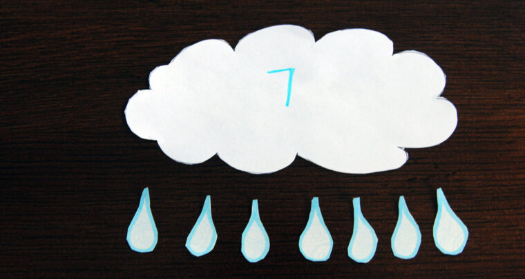 The Rainy Day Math Game Can Help Your Preschooler Practice Their Counting Skills