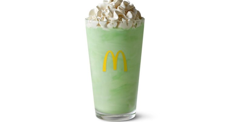 The McDonald’s Shamrock Shake Is Back For All You Lucky Leprechauns