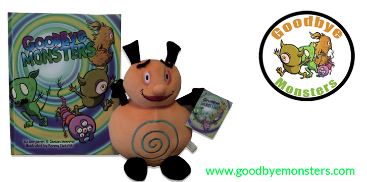 Goodbye Monsters Book & Zimbobo Plush Toy Can Help When Things Go Bump In The Night