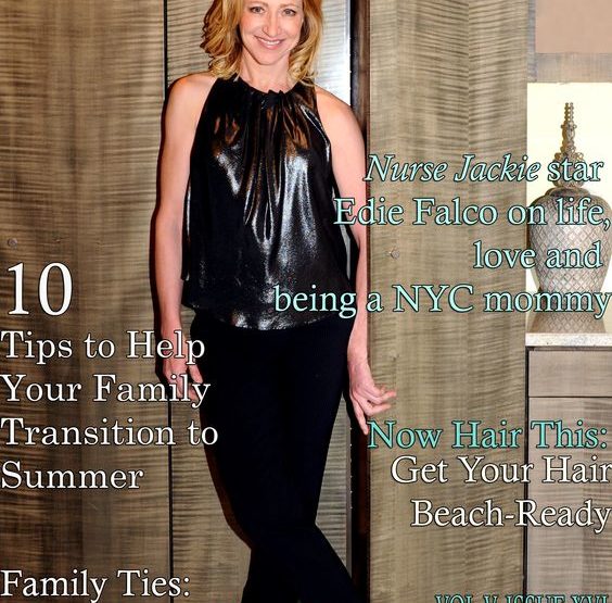 Celebrity Parents Magazine: Edie Falco Issue
