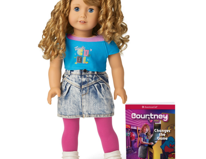 American Girl Doll Courtney Moore Is From The Totally Awesome 80s
